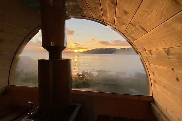 luxury sauna interior